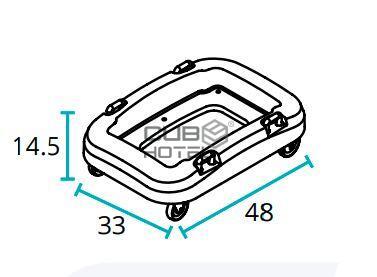 Base con Ruedas para Contenedor